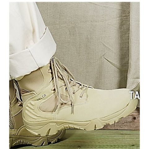 アメリカ軍 サイドジッパブーツ／靴 特殊部隊 DE LTA モデル サンド 6W（24cm） 【同梱不可】【代引不可】[▲][TP]