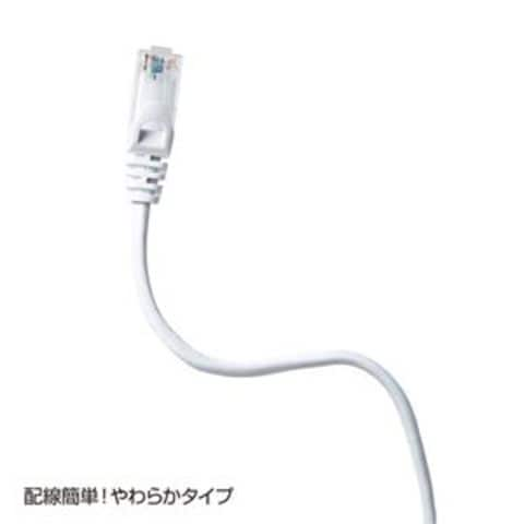 業務用 まとめ買い サンワサプライ カテゴリ6UTPLANケーブル ホワイト 10m LA-Y6-10W 1本 【×10セット】 パソコン 周辺機器  ケーブル【同梱不可】【代引不可】[▲][TP]