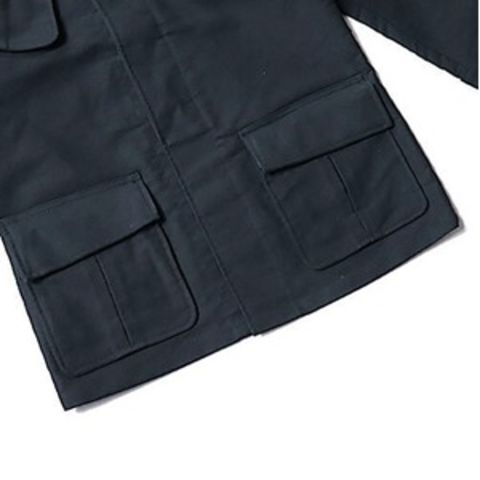アメリカ軍 モールスキンファーティングジャケット レプリカ ブラック XL ホビー【同梱不可】【代引不可】[▲][TP]