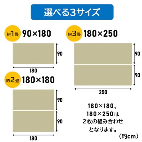 貼ってはがせる拭ける透明ダイニングマット/クリアマット 約180×250cm