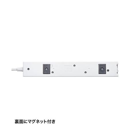 5個セット】 サンワサプライ 電源タップ TAP-F37-5KSRPX5 【同梱不可