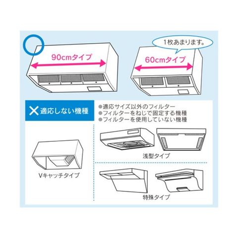 カクダイ GAONAレンジフード用伸縮式フィルター900 GA-PD002 1パック(3枚) 【同梱不可】【代引不可】[▲][TP]