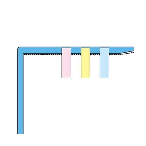 リヒトラブ CUBE FIZZクリヤーブック(サイドベンツ) A4タテ(見開きA3) 40ポケット(20シート) ブルー  N-6004-81セット(10冊) 【同梱不可】【代引不可】[▲][TP]