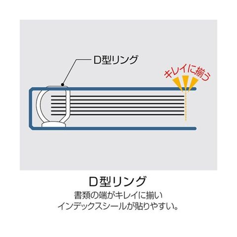 セキセイ セパル ロックリングファイルA4タテ 2穴 ホワイト SEL-2835