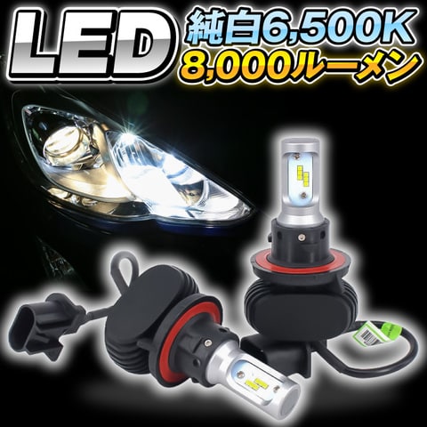 dショッピング |led ヘッドライト h4 6500K 8000LM エントリーモデル ...