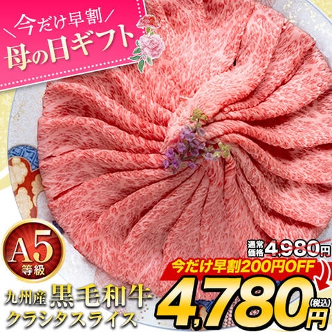 黒毛和牛 霜降りクラシタ500g (250g×2)