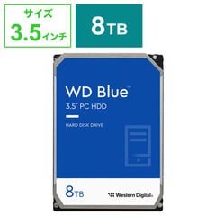 WESTERN DIGITAL 内蔵HDD SATA接続 WD Blue ［8TB /3.5インチ