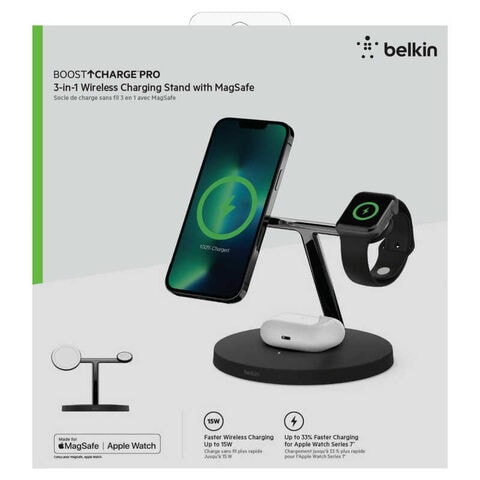 dショッピング |BELKIN Apple Watch急速充電対応 MagSafe 3-in-1