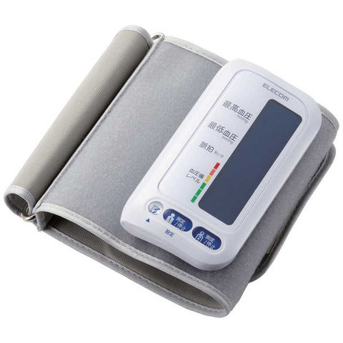 エレコム　ELECOM　エクリア上腕式血圧計 [HCMAS01WH]　HCM-AS01WH