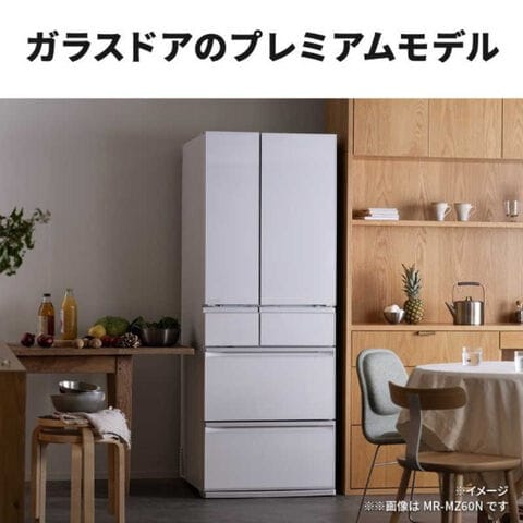 dショッピング |三菱 MITSUBISHI 冷蔵庫 6ドア 495L フレンチドア