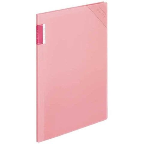 コクヨ　［ホルダー］　クリヤーホルダーブック　「モッテ」　固定式　Ａ４縦　６ポケット　フ-LM5710LP-6 薄ピンク