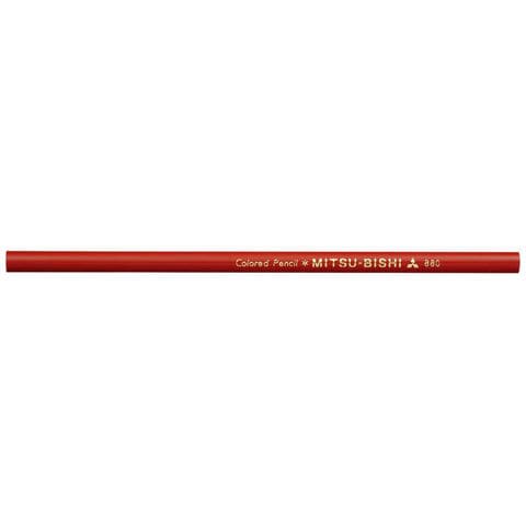 三菱えんぴつ　色鉛筆 赤 バラ　K88015
