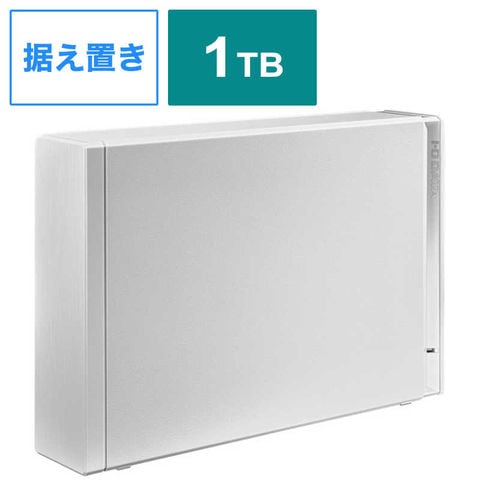 IOデータ　外付けHDD USB-A接続 家電録画対応 ホワイト  1TB  据え置き型 　HDD-UT1W