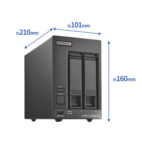 dショッピング |IOデータ 法人向け2ドライブNAS(ネットワークHDD)5年