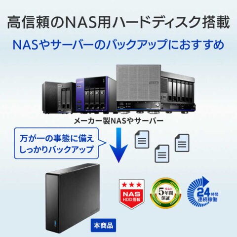 アイ・オー・データ機器 法人向け 5年保証 外付HDD 3TB HDJA-UTN3B-