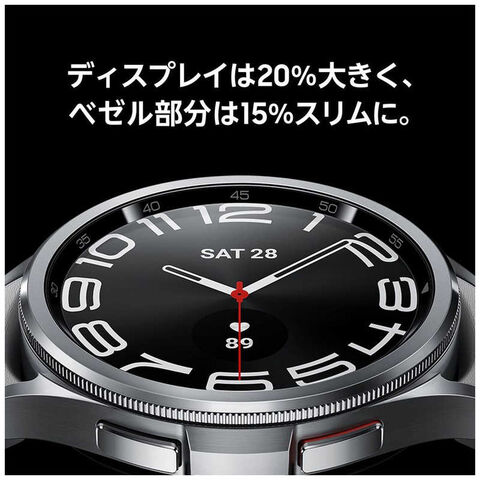 dショッピング |GALAXY スマートウォッチ Galaxy Watch6 Classic 47mm