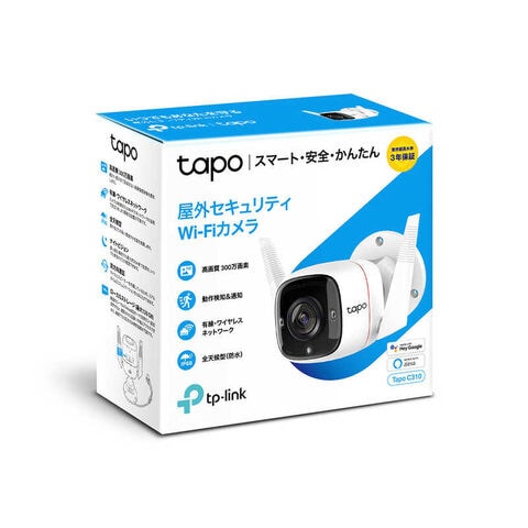 dショッピング |TPLINK Tapo C310 屋外ネットワークカメラ WiFi&有線 ...