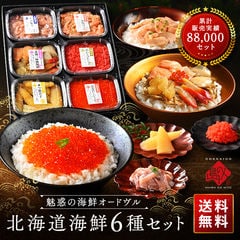 北海道の高級海鮮6点セット 島の人セレクション【送料無料】[cd*]G02-06055-11630