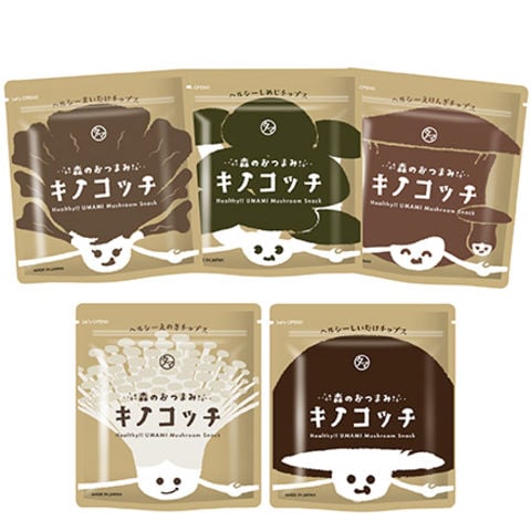 dショッピング |日本発！森のおつまみ！キノコッチ 5袋セット