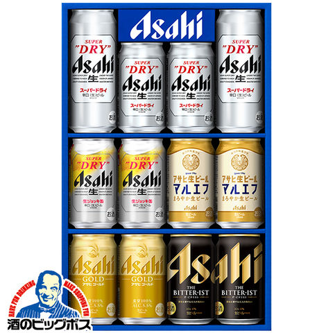 【母の日 父の日 プレゼント】ビールギフト アサヒ ATH-3 アサヒビール 5種12缶セット『GIFT』【本州のみ　送料無料】詰め合わせ