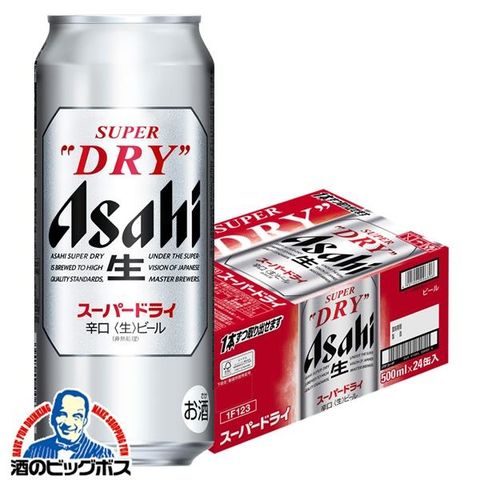 ビール アサヒ スーパードライ 500ml×1ケース/24本《024》『IAS』【本州のみ　送料無料】
