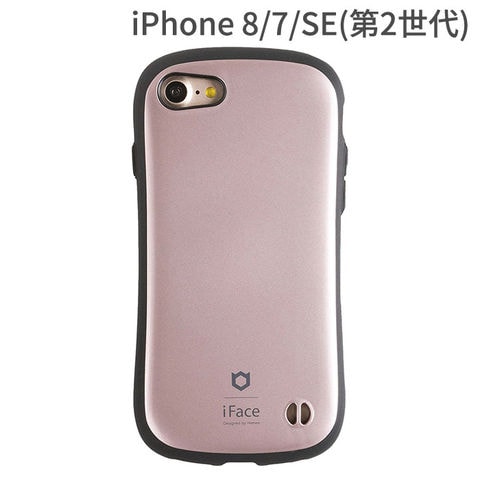 iPhone 8/7/SE(第2/第3世代)専用 iFace First Class Metallicケース(ローズゴールド)
