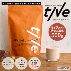 【キャラメルチョコ風味】プロテイン 500g 人工甘味料不使用