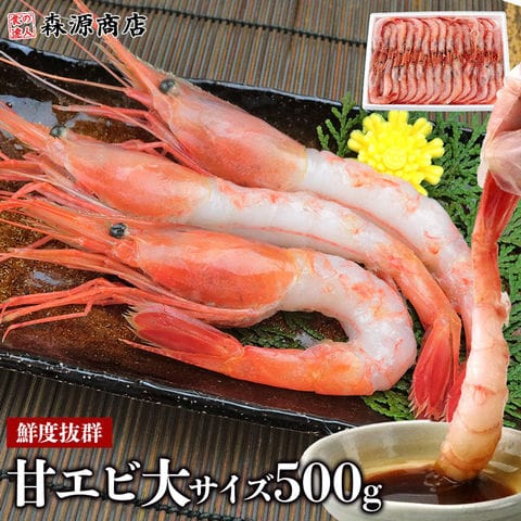 甘エビ 大サイズ 500g あま海老 甘海老 甘えび 生食用 刺身 国産 ギフト お取り寄せグルメ 食品