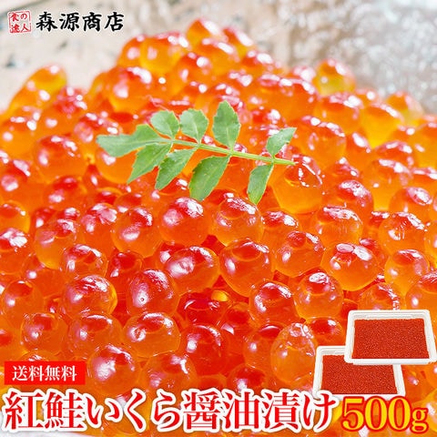 紅鮭 いくら 醤油漬け 500g(250g×2P)