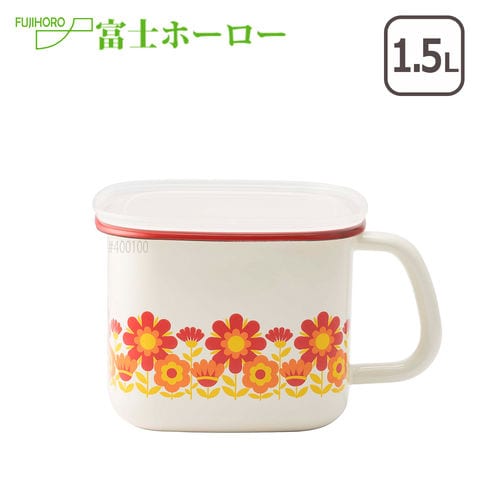 dショッピング |富士ホーロー メモリーズ 角型みそポット サンフラワー