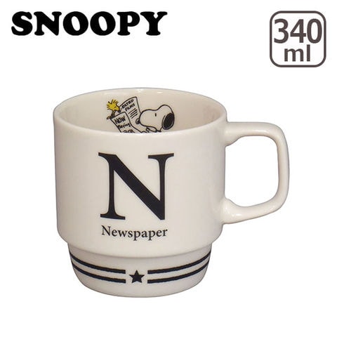 dショッピング |スヌーピー ヴィンテージイニシャル マグ SN400 N SNOOPY 山加商店 ymk5008-11n |  カテゴリ：コップの販売できる商品 | daily-3 (063ymk5008-11n)|ドコモの通販サイト