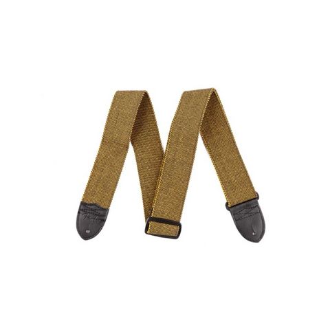 dショッピング |Fender F Tweed Strap Gold/Black ギターストラップ