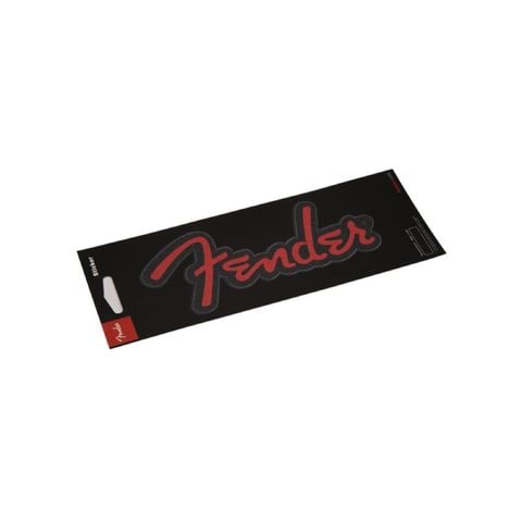 dショッピング |Fender Logo Sticker Red Glitter ロゴステッカー