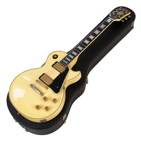 楽器 Gibson Les Paul Custom 2002 dショッピング |【中古】 Gibson Custom Shop Les Paul Custom WH 2002