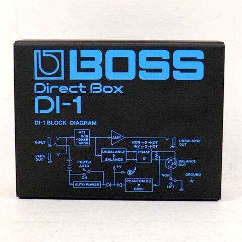BOSS Direct Box DI-1 ダイレクトボックス　中古良品① dショッピング |【中古】 ダイレクトボックス DIボックス BOSS DI-1