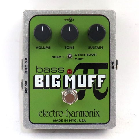 ベース ビッグマフ　BASS BIG MUFF エフェクター　ディストーション Electro Harmonix Deluxe Bass Big Muff: ビッグマフのフラッグシップ ベース