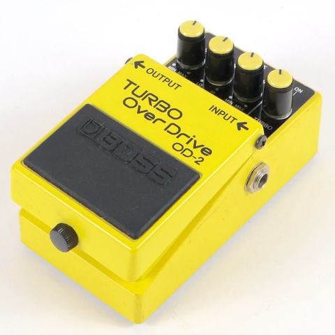 ①BOSSTURBOOverDriveターボオーバードライブOD-2日本製中古品 dショッピング |【中古】ターボオーバードライブ エフェクター BOSS OD