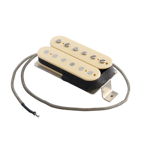 TONEISM PICKUPS ハムバッカー アルニコV dショッピング |Toneism Pickups VOHB#58 ダブルクリーム フロント