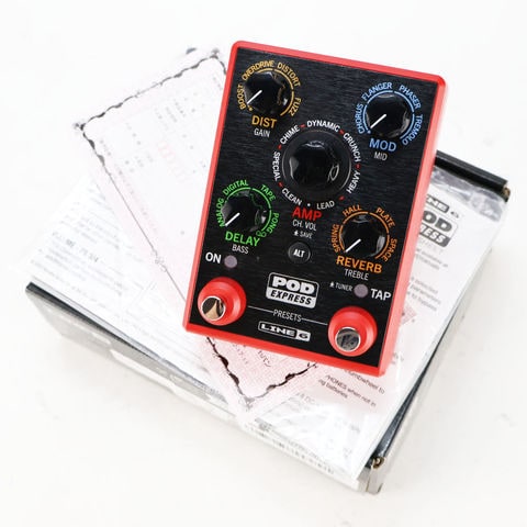 dショッピング |【中古】 LINE6 ライン6 POD Express Guitar マルチ