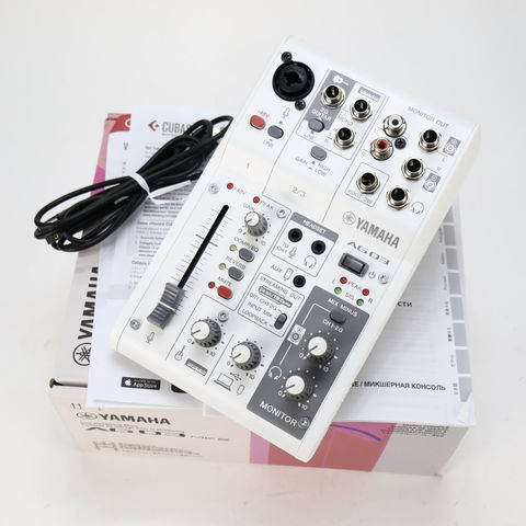 新品 AG03 Mk2 ホワイト YAMAHA ライブストリーミングミキサー 【公式