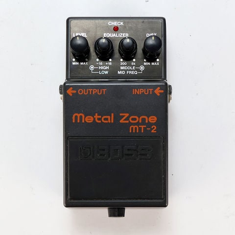 BOSSのコンパクトエフェクターのメタルゾーン dショッピング |【中古】メタルゾーン エフェクター BOSS MT-2 Metal