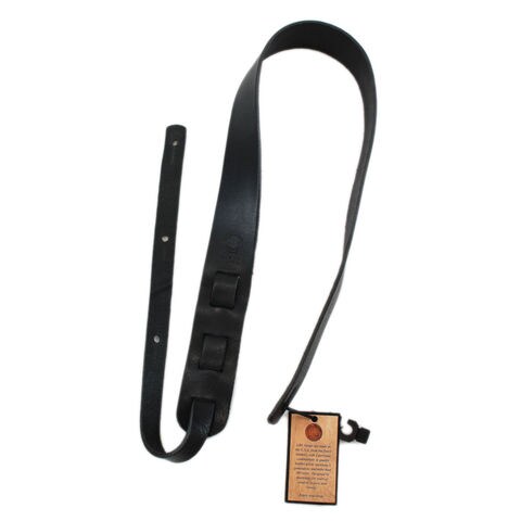 dショッピング |LONG HOLLOW LEATHER ＃78040 Black ギターストラップ