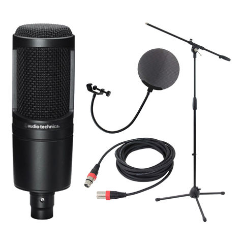 dショッピング |AUDIO-TECHNICA AT2020 コンデンサーマイク ブーム 