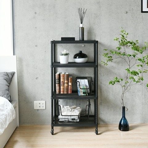 dショッピング |ワイヤーバスケット 大 【Mサイズ】 HSWB-M(BK/VI