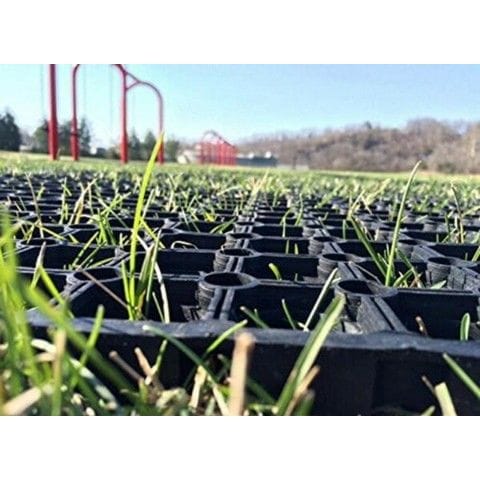 ゴム製マット 黒とカラフルスパークル 50センチ角 20枚