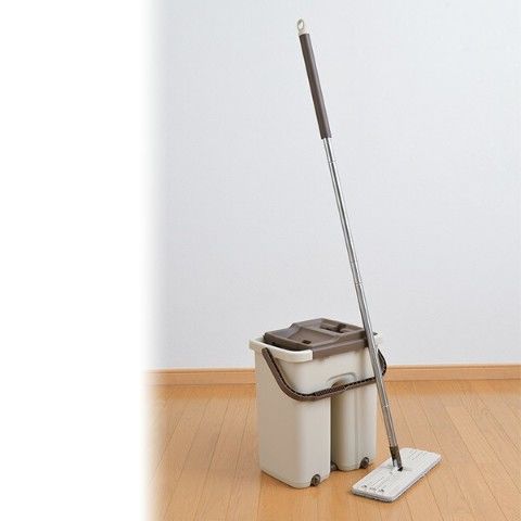 dショッピング |洗って絞れるお掃除セット アラシーボ A-76917 モップ