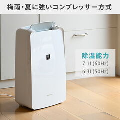 除湿機 除湿器 衣類乾燥除湿機 コンパクト 小型 コンプレッサー