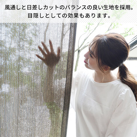 dショッピング |日よけ 洋風たてす (幅200cm/高さ300cm) GYT-2030(BR