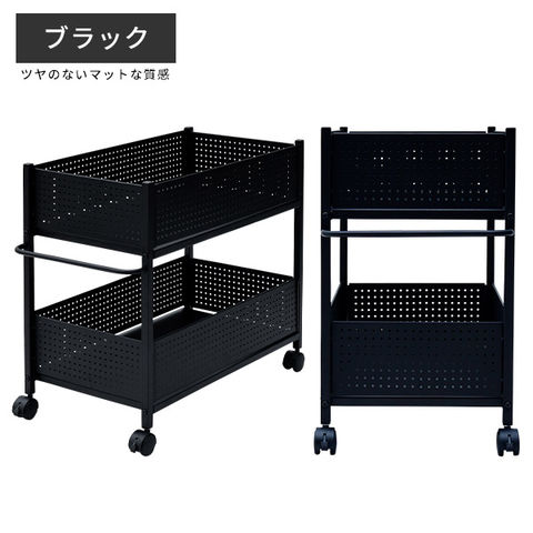 dショッピング |頑丈 収納ラック キャスター付き 幅38 奥行75 高さ64.5