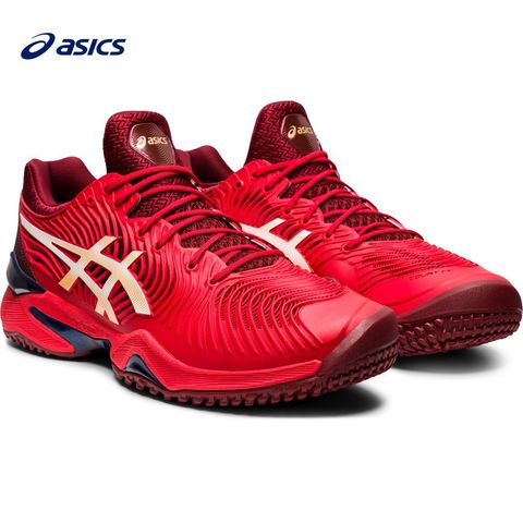 dショッピング |アシックス asics テニスシューズ メンズ COURT FF 2 OC コートFF オムニ・クレーコート用 1041A084  600 Cレッド ホワイト 600 25.0 | カテゴリ：テニスシューズの販売できる商品 | KPI  (0721041A084-600)|ドコモの通販サイト